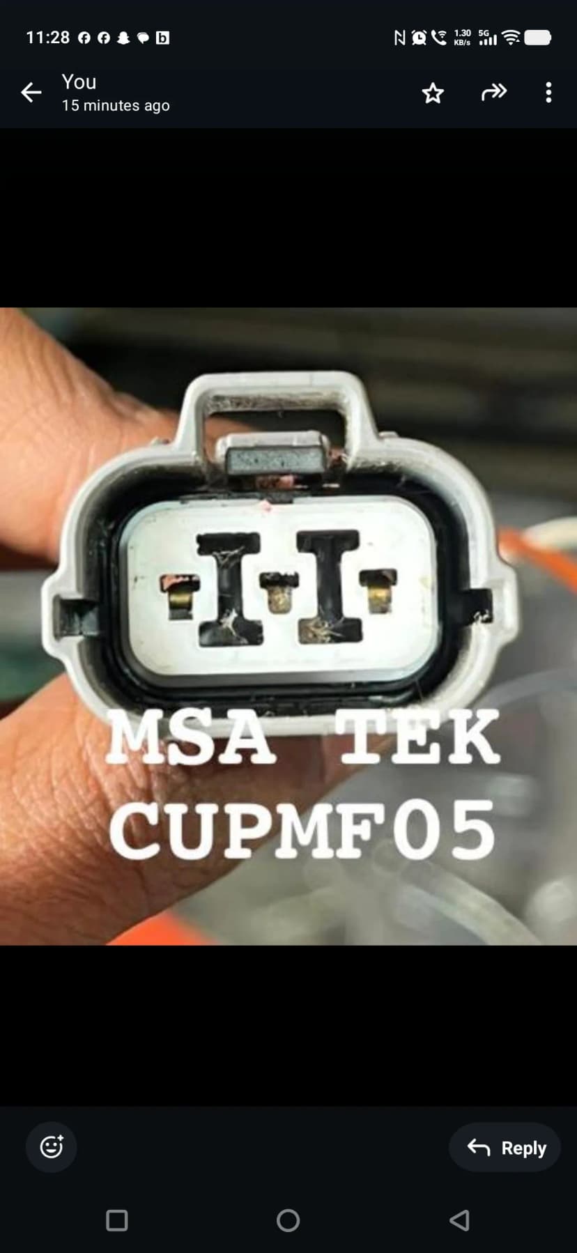 CUPLER SENSOR MSA TEK CUPMO5