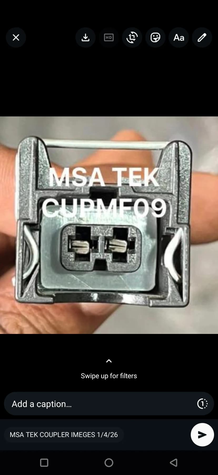 COUPLER SENSOR MSA TEK CUPMO9