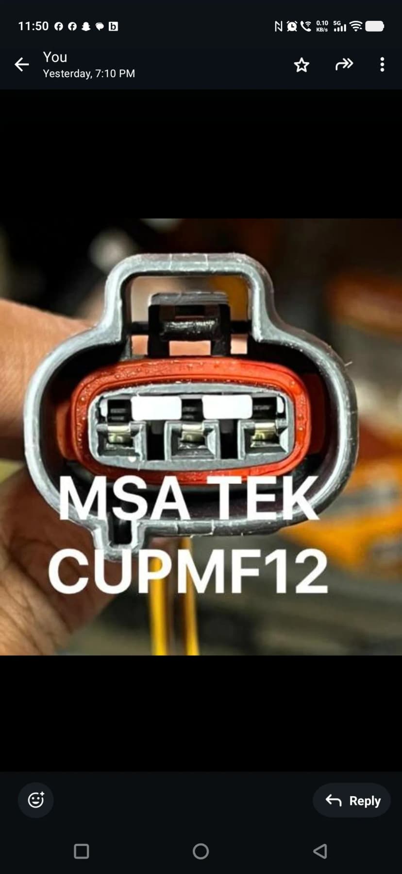 COUPLER SENSOR MSA TEK CUPM012