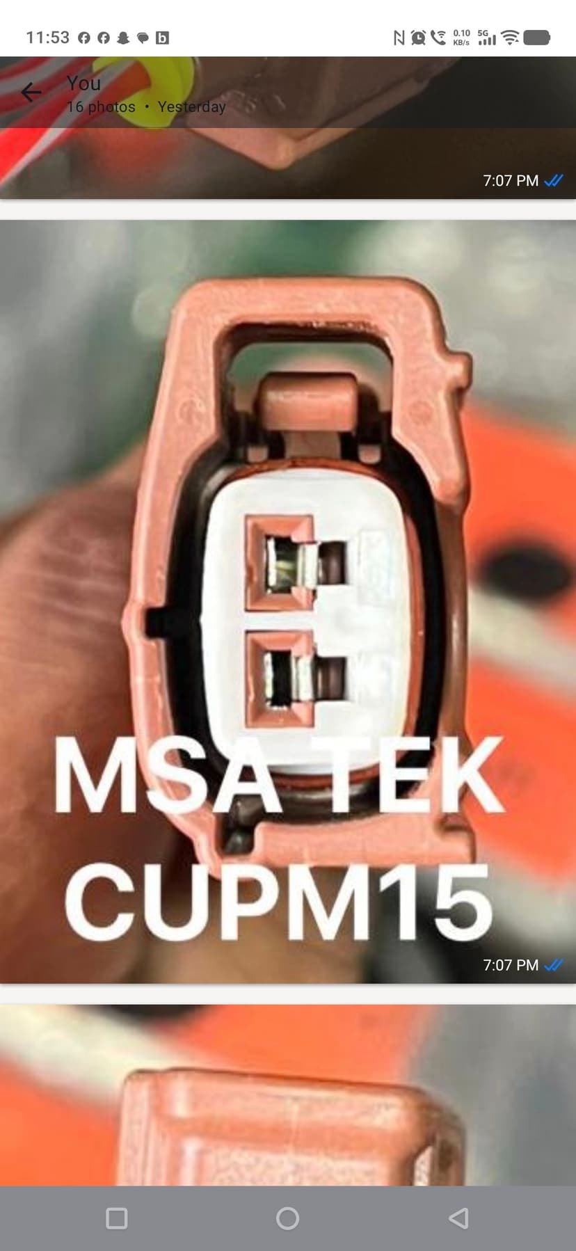 C0UPLER SENSOR MSA TEK CUPM015