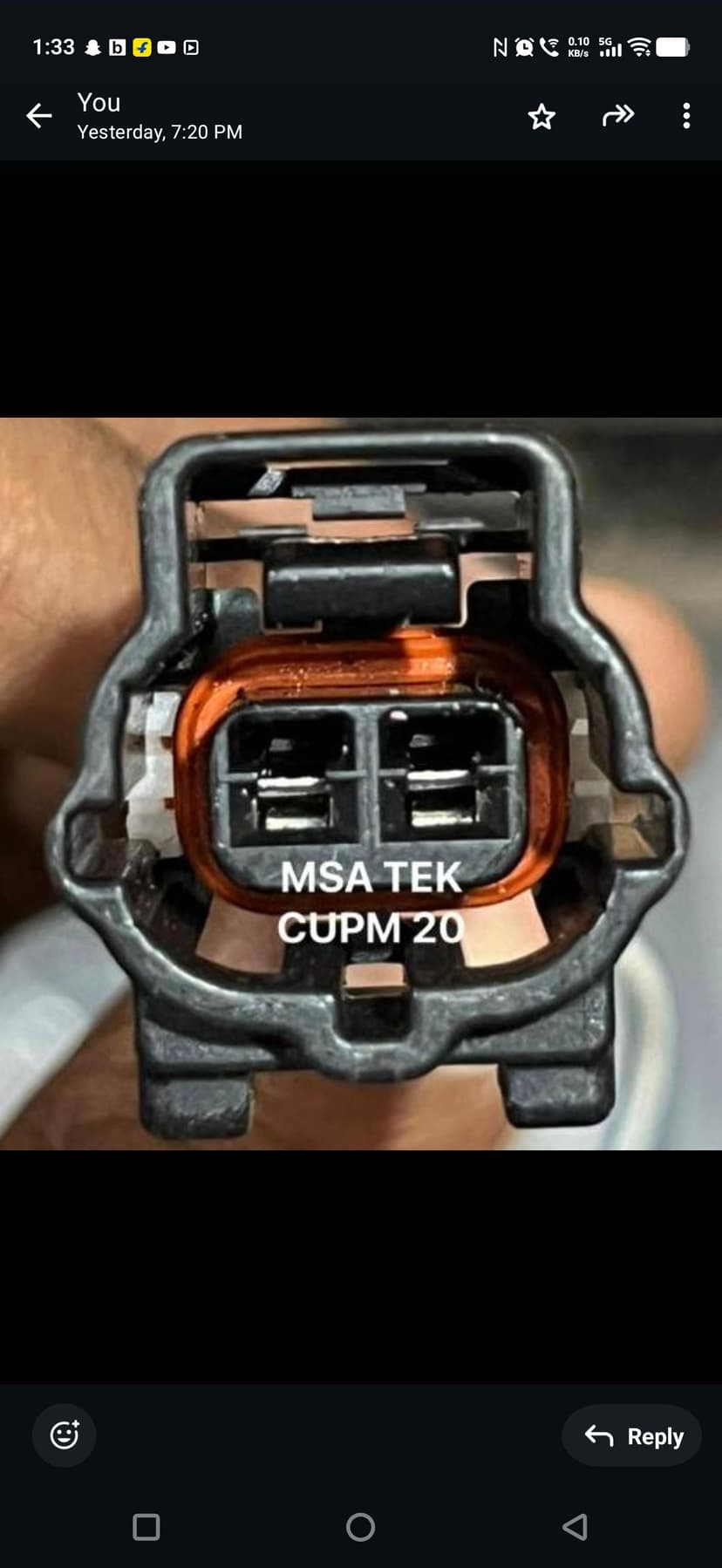 CUPLER SENSOR TEK CUPM020