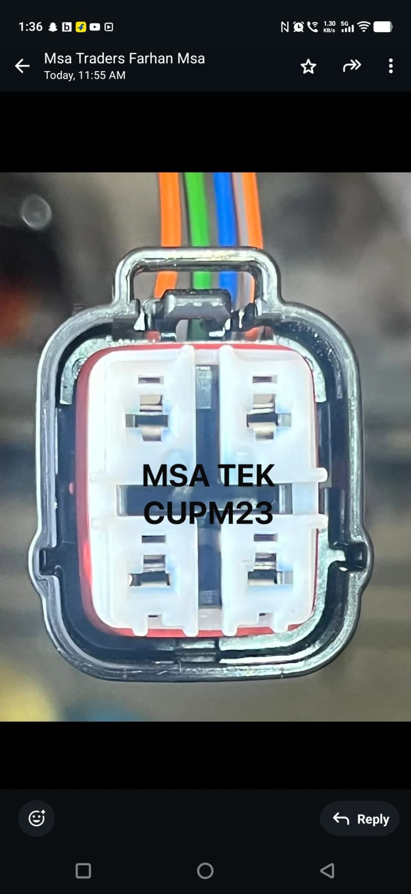 COUPLER SENSOR MSA TEK CUPM023
